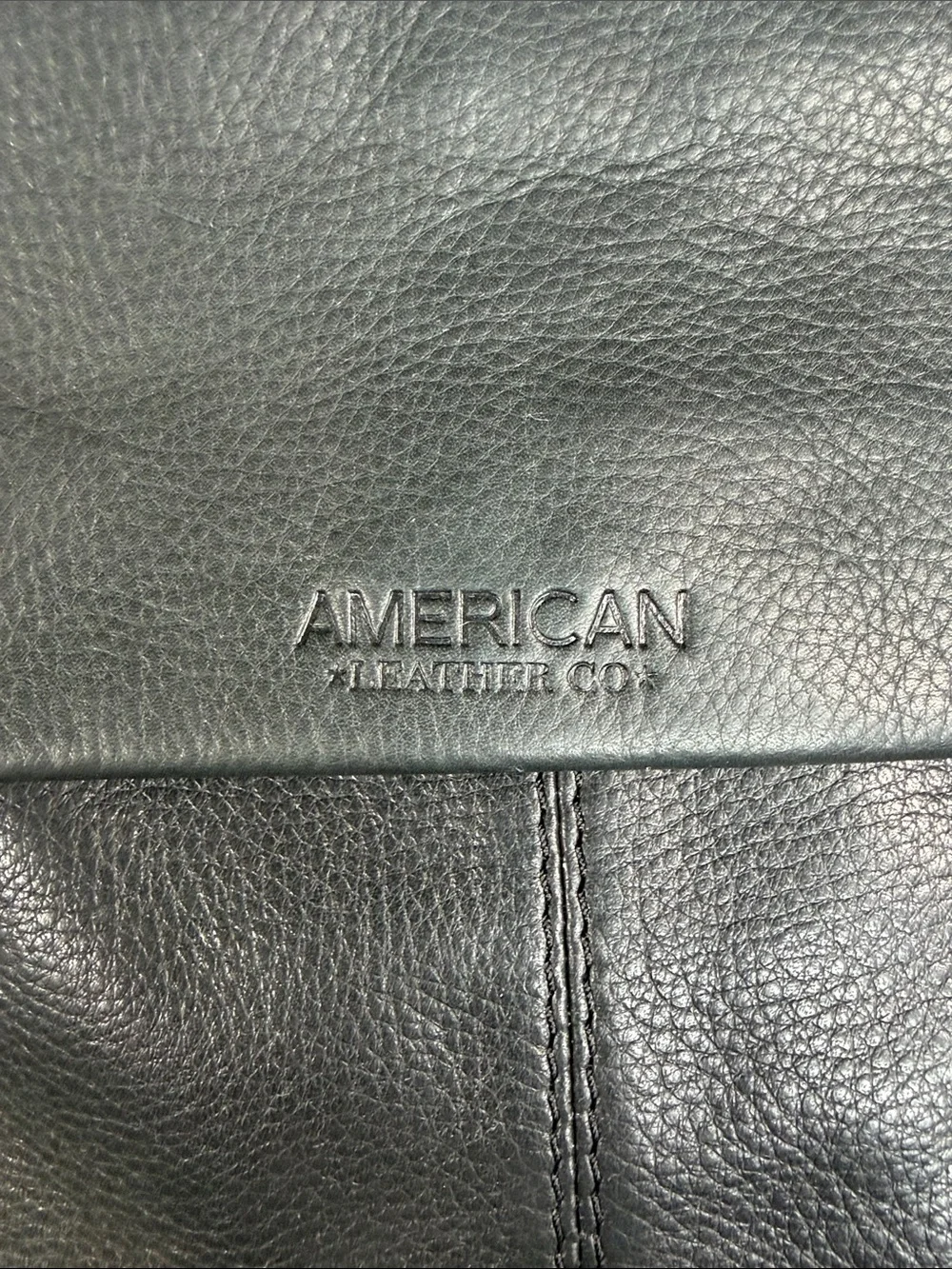 American Leather Co. Liberty Black Leather Backpack